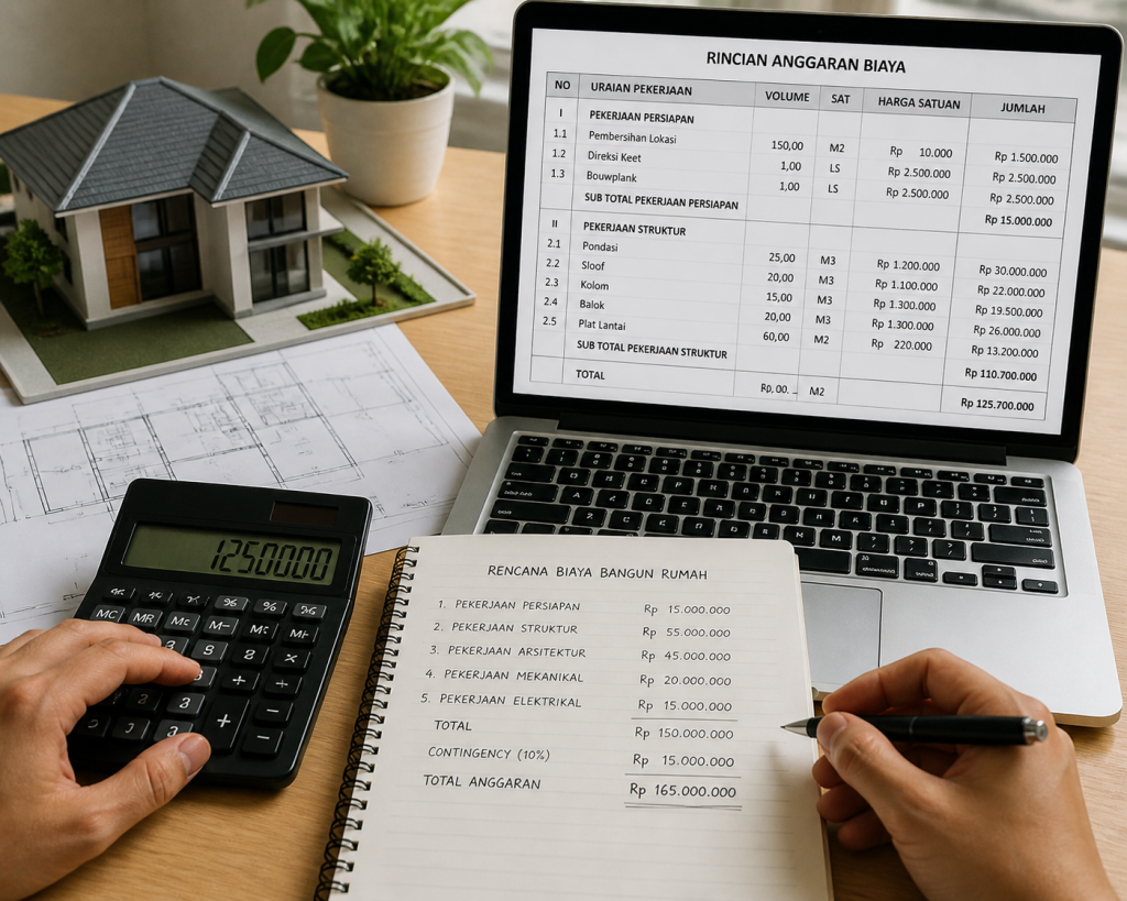 Cara Menghitung Biaya Bangun Rumah Secara Akurat Tanpa Overbudget 2 1024x819
