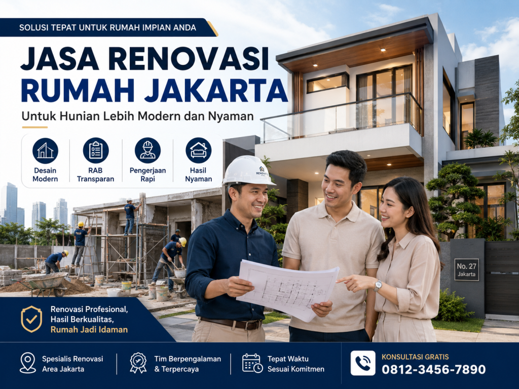 jasa renovasi rumah jakarta untuk hunian lebih modern dan nyaman